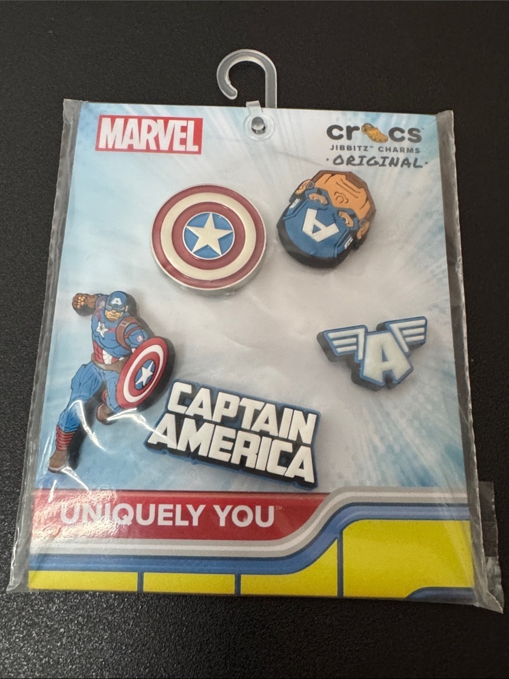 Crocs Marvel Captain America Jibbitz Charm Set New